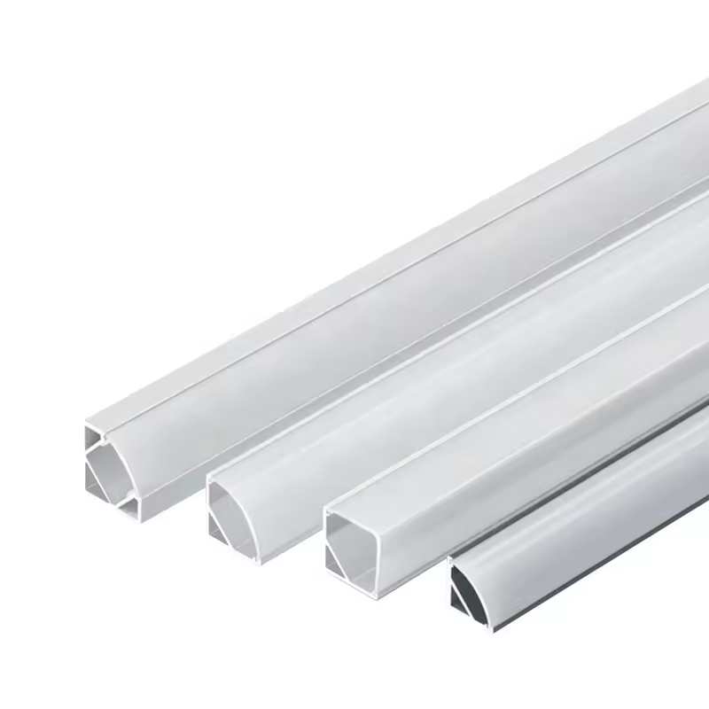 Surface Mounting Linear Lighting Profil Channel Housing 45 90 Degree Corner Aluminum Profile LED Strip Light