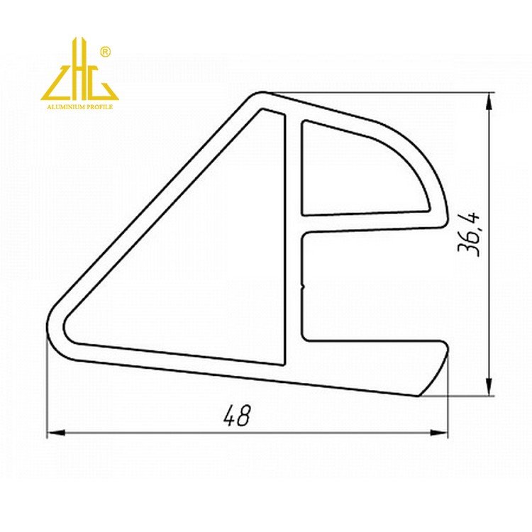 ZHONGLIAN Sailing Boat Masts Aluminum Profile Extrusion For Luxury Speedboat Yacht