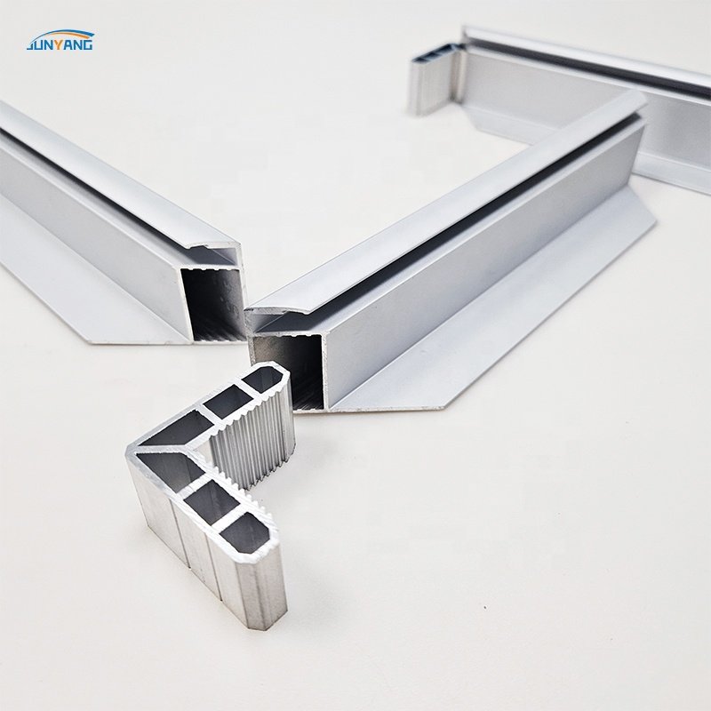 6060 6063 T5 T6 Matte Anodized Assembled Photovoltaic Frame Connector Aluminum Extruded Aluminum Profile