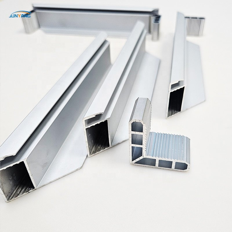 6060 6063 T5 T6 Matte Anodized Assembled Photovoltaic Frame Connector Aluminum Extruded Aluminum Profile