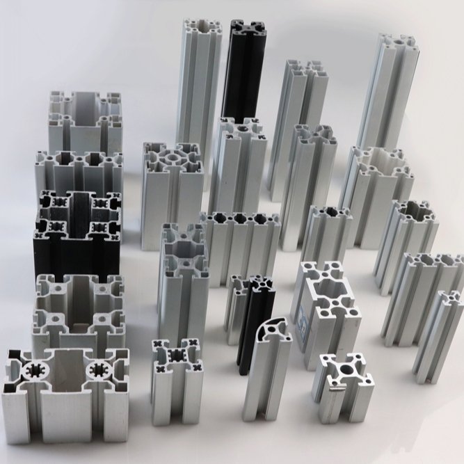 Price Industrial 40x40 T Slot Profile 6063 Aluminium Section Extrusion Manufacturer 4040 Anodized T-Section aluminium profile