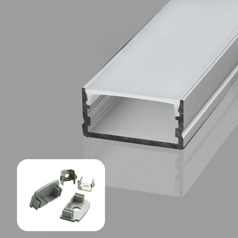 E003 30*20mm Aluminum Extrusion Profiles with Diffuser, Aluminum Profile Linear Light Aluminum Profile Led Strip Light Channel