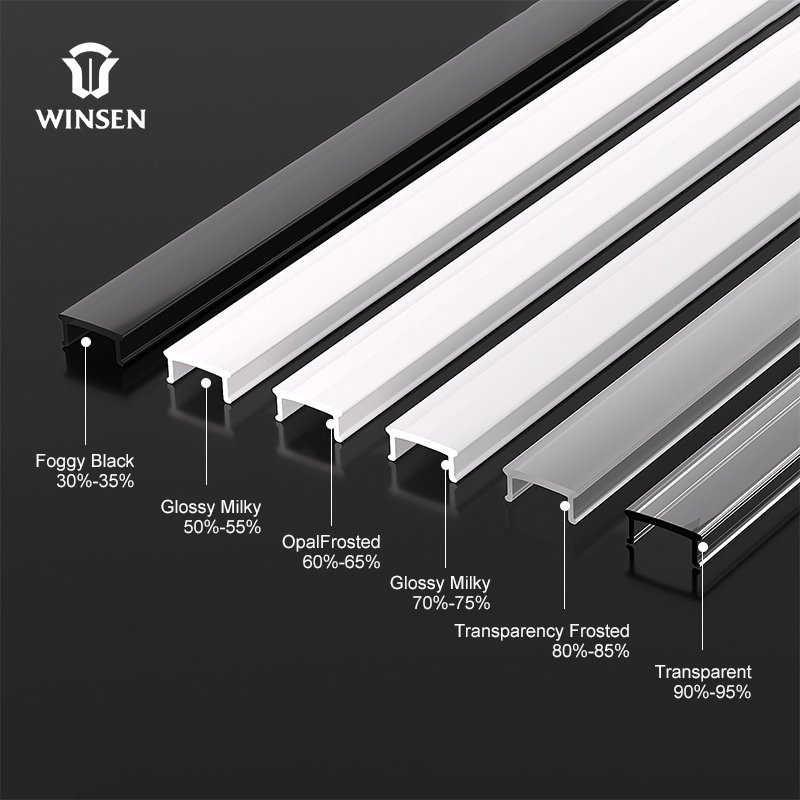 E003 30*20mm Aluminum Extrusion Profiles with Diffuser, Aluminum Profile Linear Light Aluminum Profile Led Strip Light Channel
