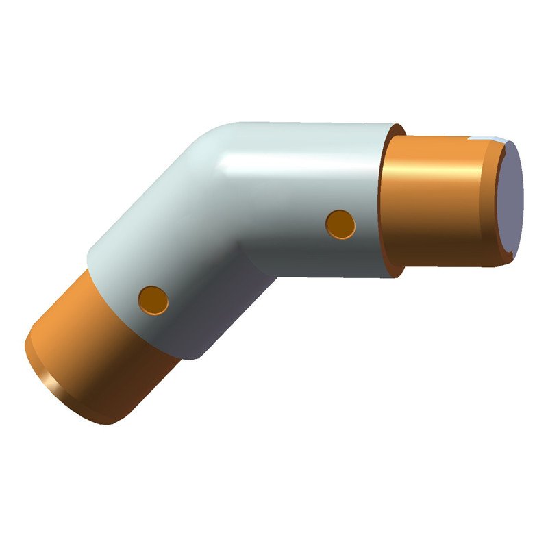Custom high quality aluminum connect joint lean pipe joint with 45 90 130 degree