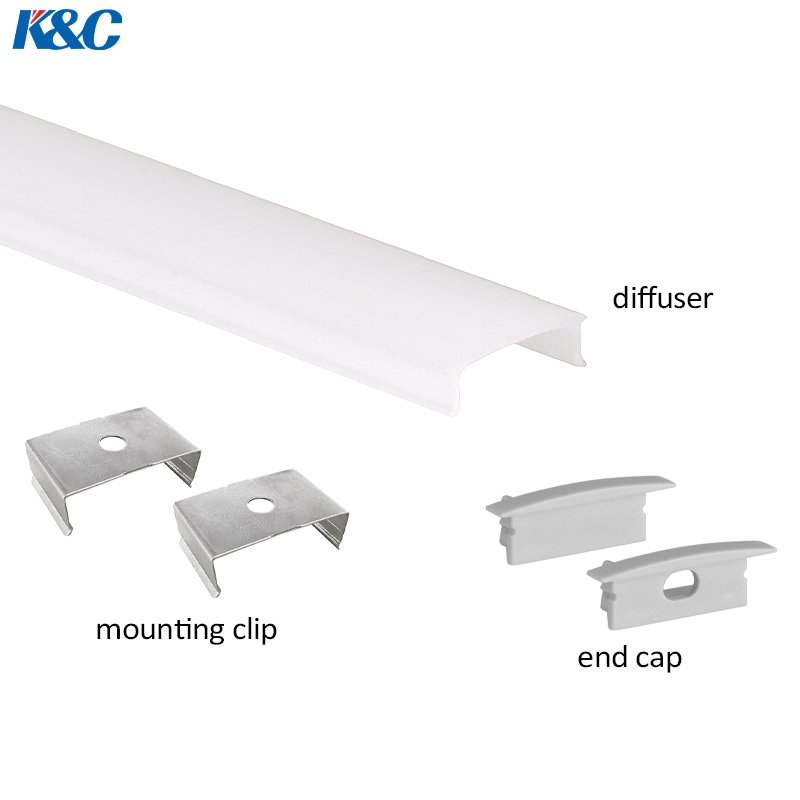K37 aluminum extrusion profile led strip PCB width up aluminum profile led recessed led profile aluminium channel