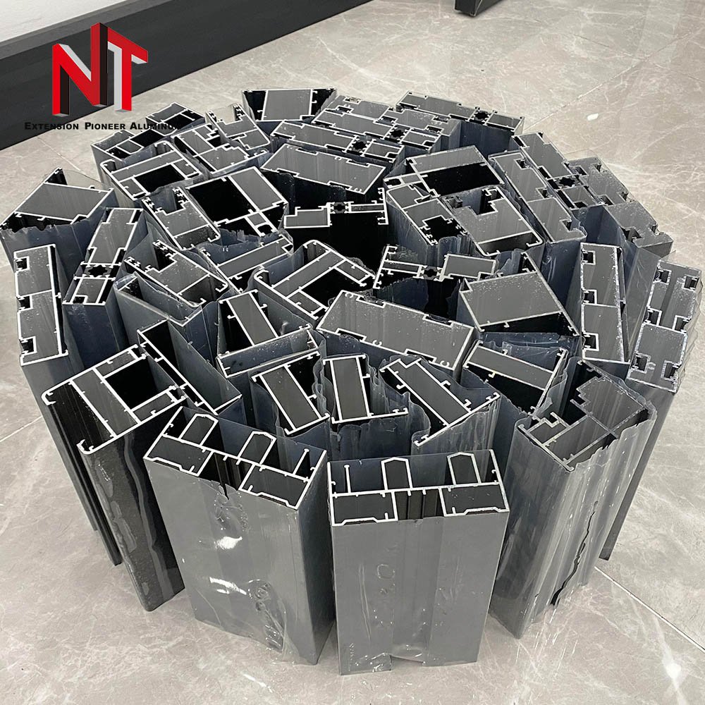 NT 2023 custom extrusion aluminum profile super quality powder coating window door aluminium profiles