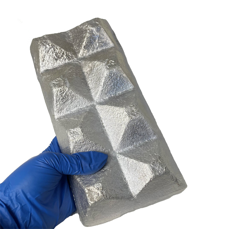 Raw Material Aluminum Beryllium Alloy Ingot Al-Be5% aluminum beryllium alloy ingot