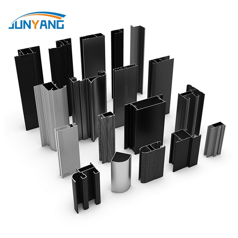 Chinese Aluminum Profile Manufacture Custom 6061 6063 T5 T6 Anodized Powder Spray CNC Aluminum Extrusion Aluminum Profiles