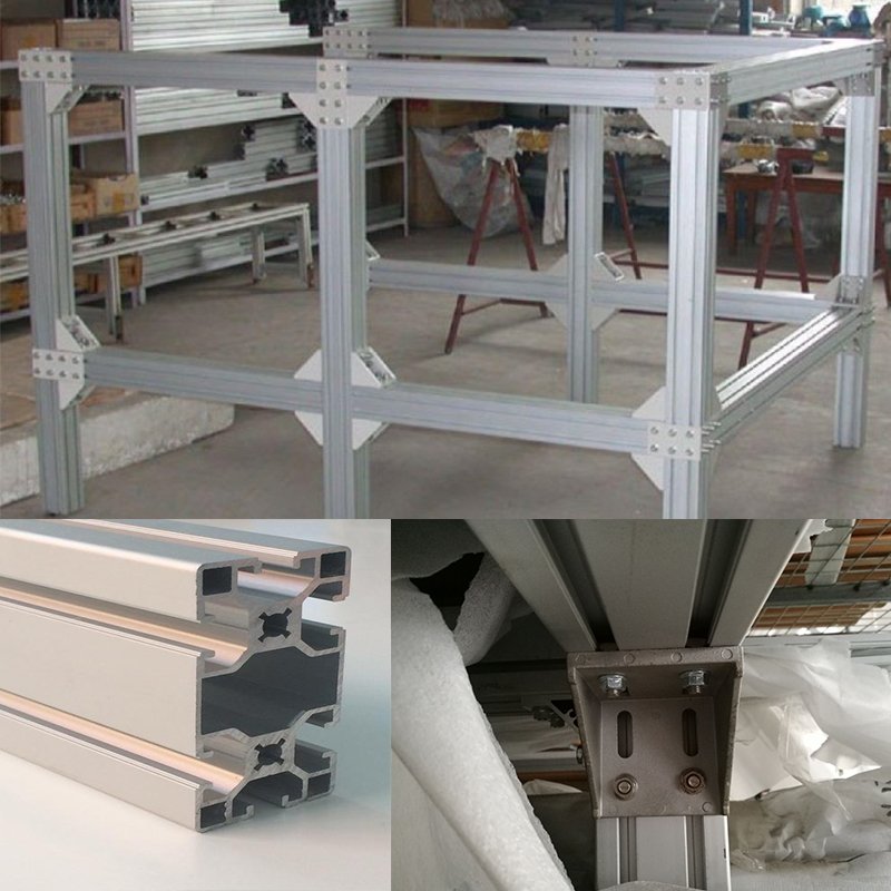 Aluminum standard v-slot profiles anodized 3030 aluminum extrusion t slot profile cnc for workstations