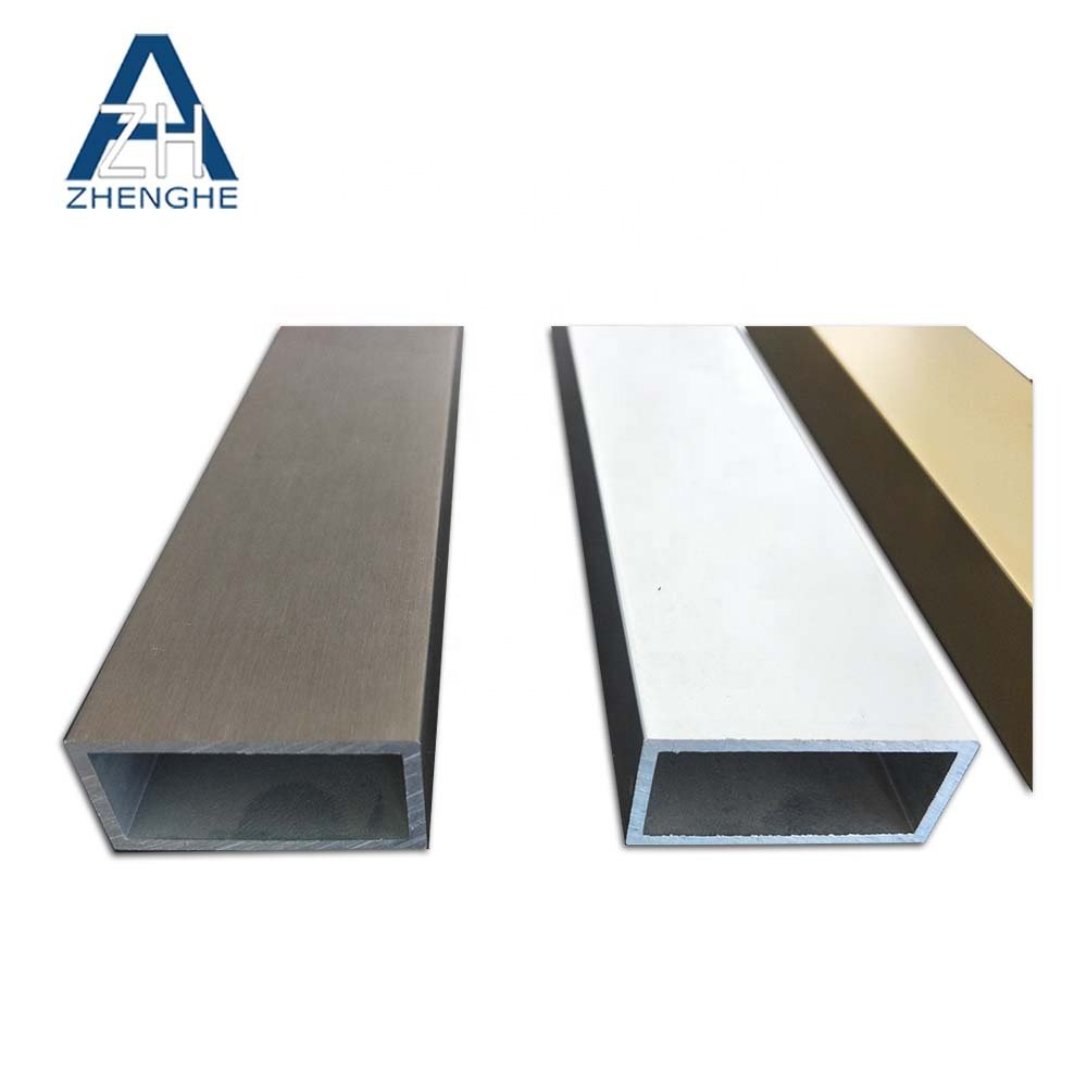 Factory direct sale aluminum profile machined Hollow rectangle pipe square tube