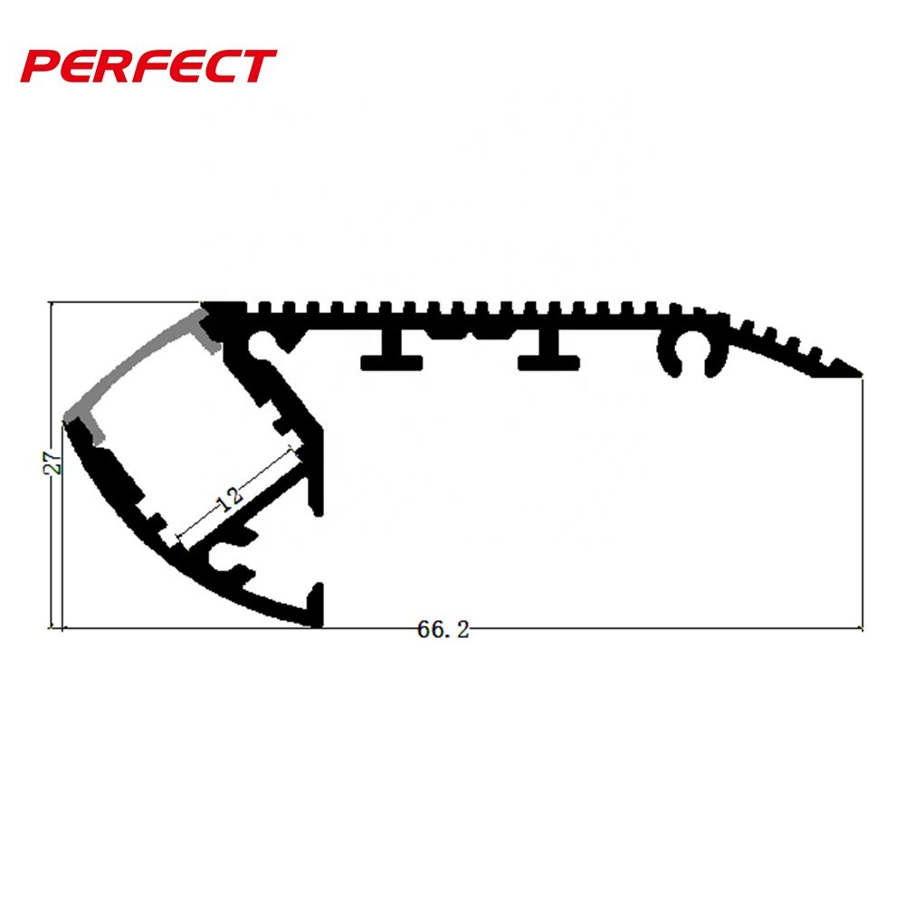 Stair Nosing Cinema Stairs LED Aluminum Profiles for Walking Steps LED Lighting