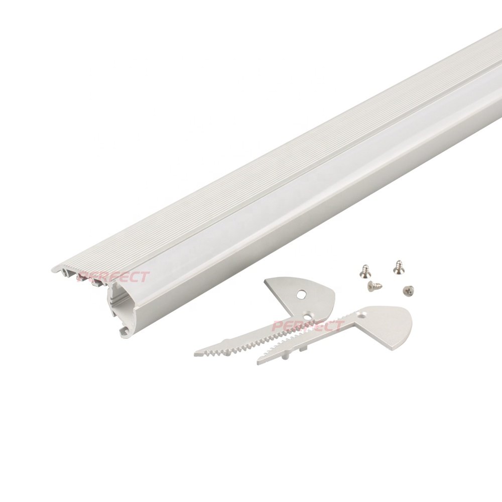 Stair Nosing Cinema Stairs LED Aluminum Profiles for Walking Steps LED Lighting