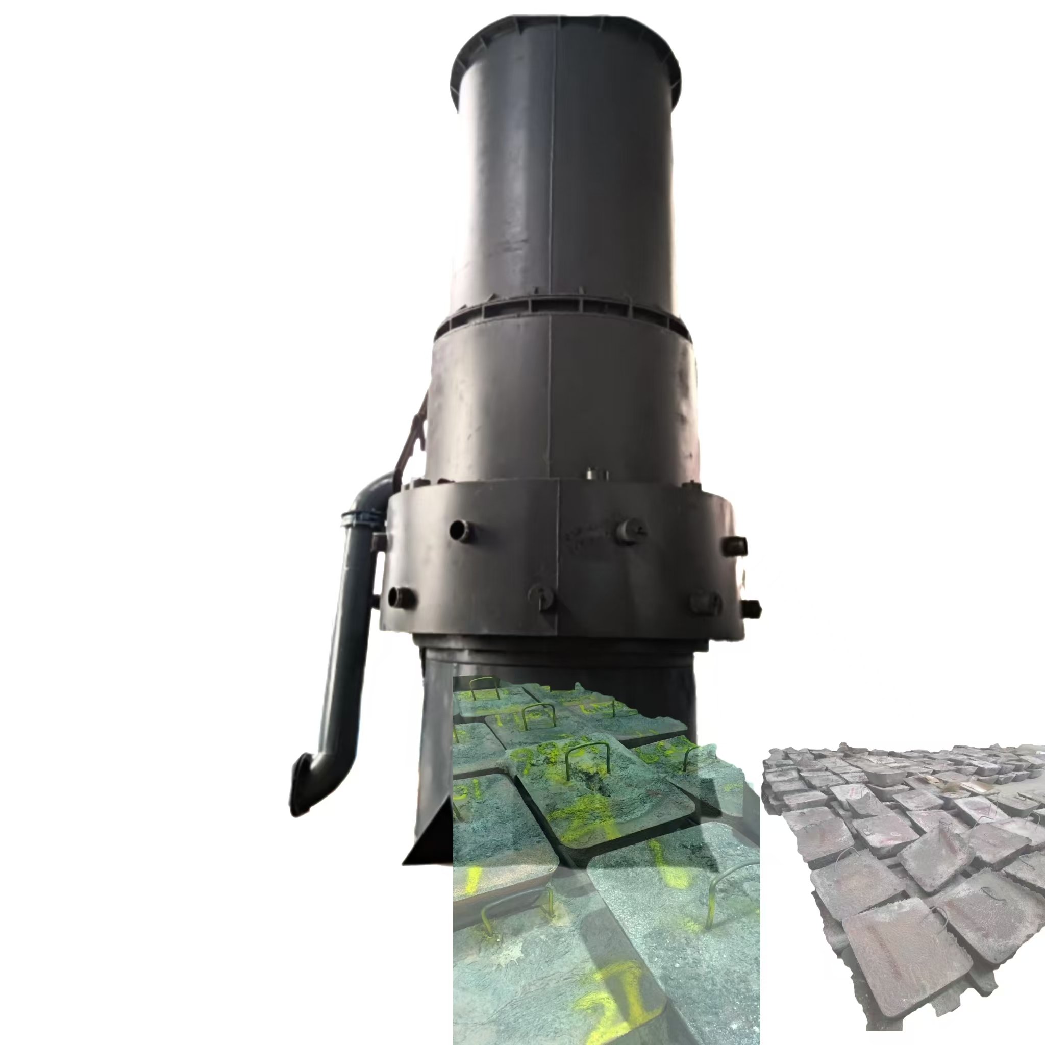 metal cupola furnace copper ingot aluminium ingot iron ingot alloy cupola furnace