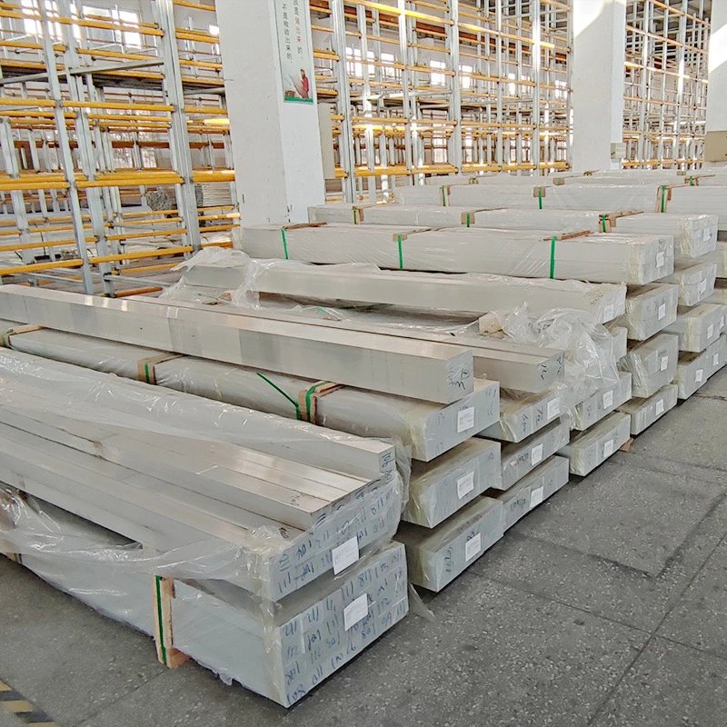 Aluminum Extrusion Composite Profile 6063 T5 Think 50 100mm 99% Aluminum Flat Bar Stock Standard Rectangular Polished Bar