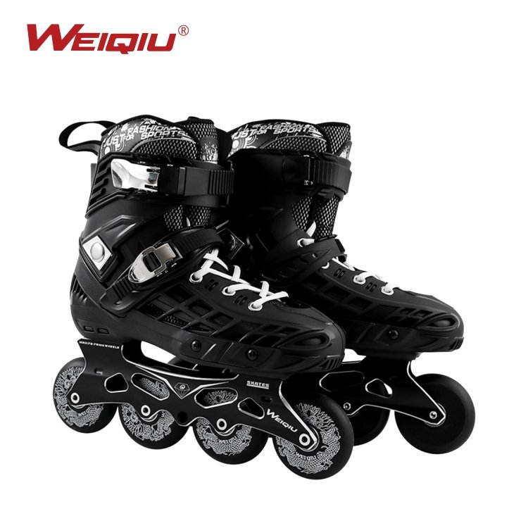 Wholesale and retail adult men and women 3 wheel speed skating 4 wheel flat flower inline skates