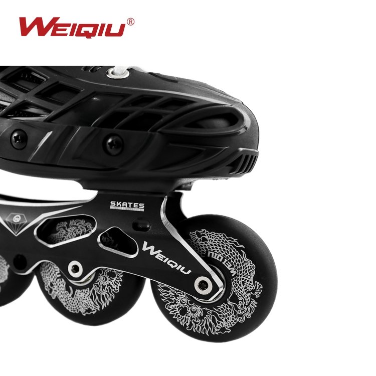 Wholesale and retail adult men and women 3 wheel speed skating 4 wheel flat flower inline skates