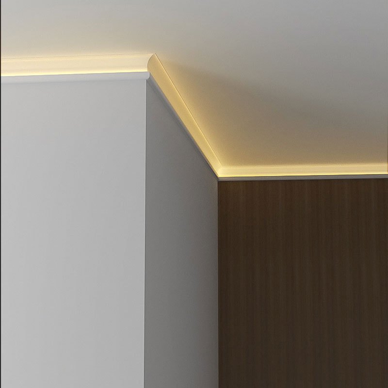New Type of Ceiling Free Luminous Top Corner Line Gypsum Line Lamp without Slotting Aluminum Profile Suspended Wall Wash Lamp