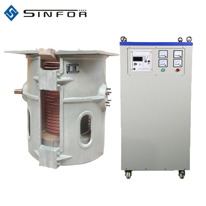 High Efficiency Vacuum Medium Frequency Induction Aluminum Melting Furnace for Sale