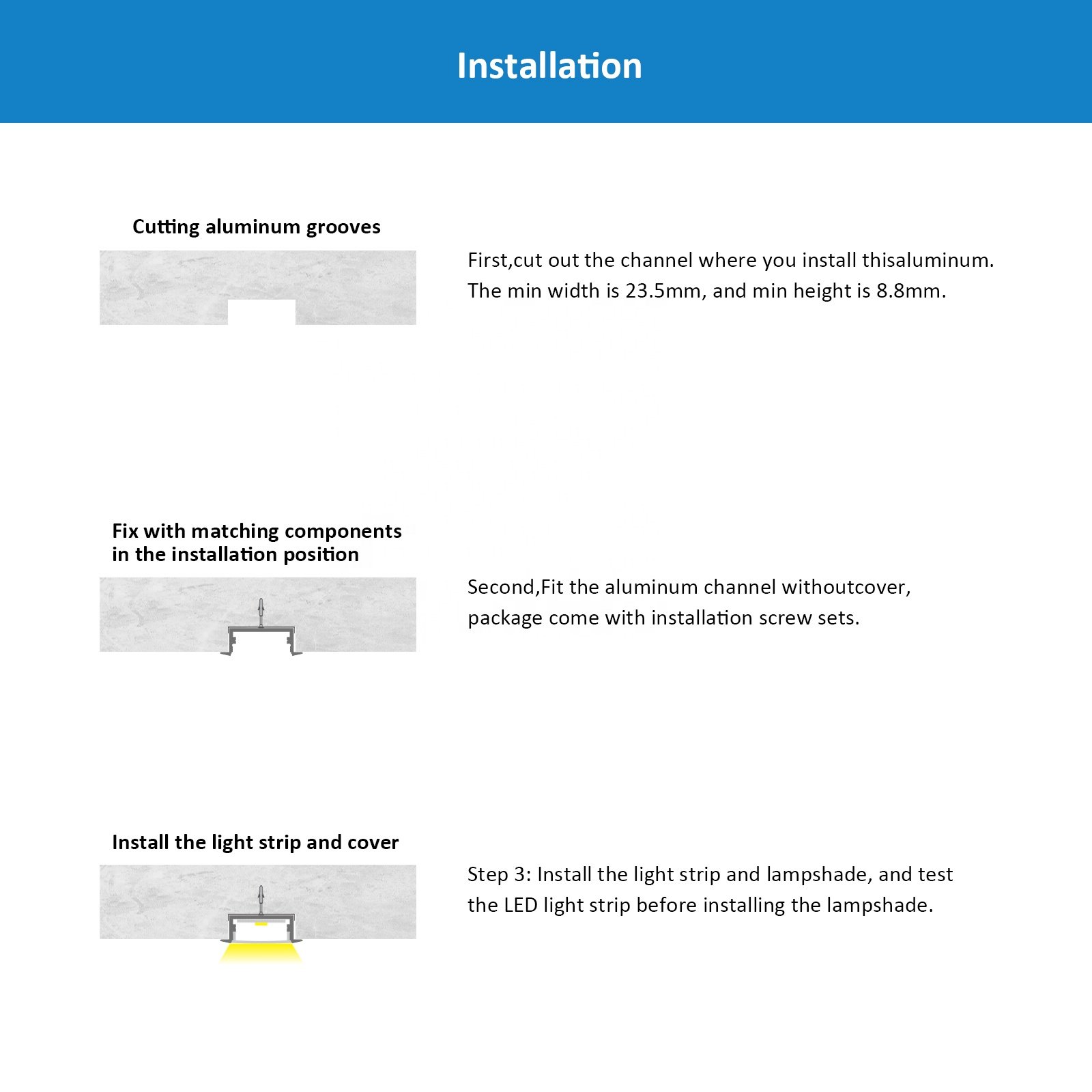 Free Sample 012 Led Profile Round 30*10mm Recessed 6063 Aluminum Alloy Pvc Profile For Led Strip