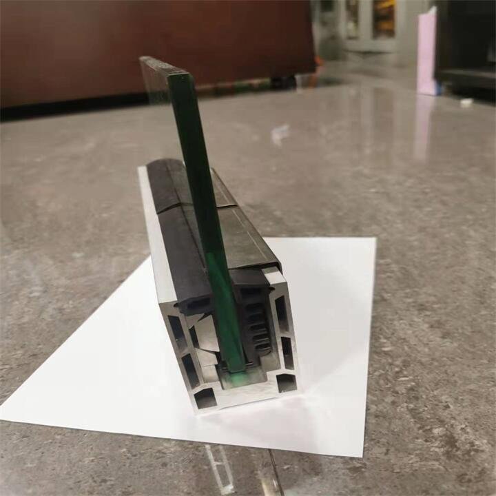 Aluminium Balustrade Clamp U Channel Balustre Frameless Glass Bar Fastener Shaped Metal Aluminum Clip