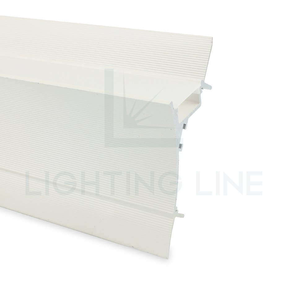 Great Cost Effectiveness White Painted Led Strip Aluminium Profile For Plasterboard 97x35 Millimeter