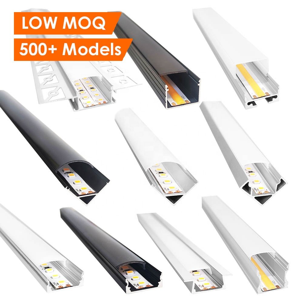Corner LED Aluminum Profile Light On Wall V Shape Low Profile Light Ceiling for LED Strip