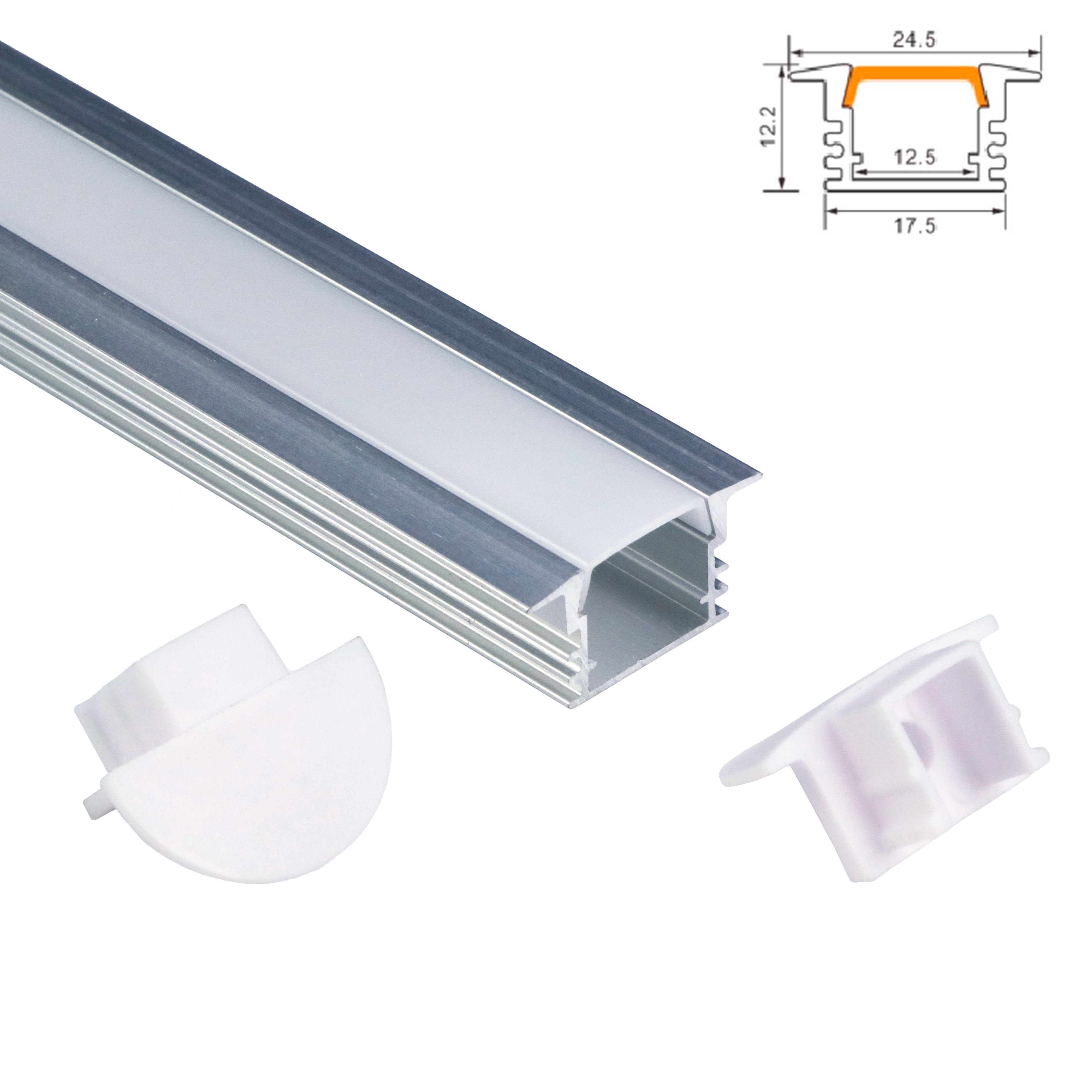 6063 Aluminium Alloy Profile Channel LED Strip LED Lighting Aluminium Profile For Led Strip