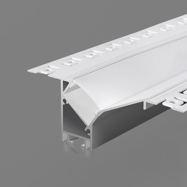 X05 Aluminum Profiles for Wall Cladding, Plaster Extrusion Aluminum Profiles for Drywall Ceiling