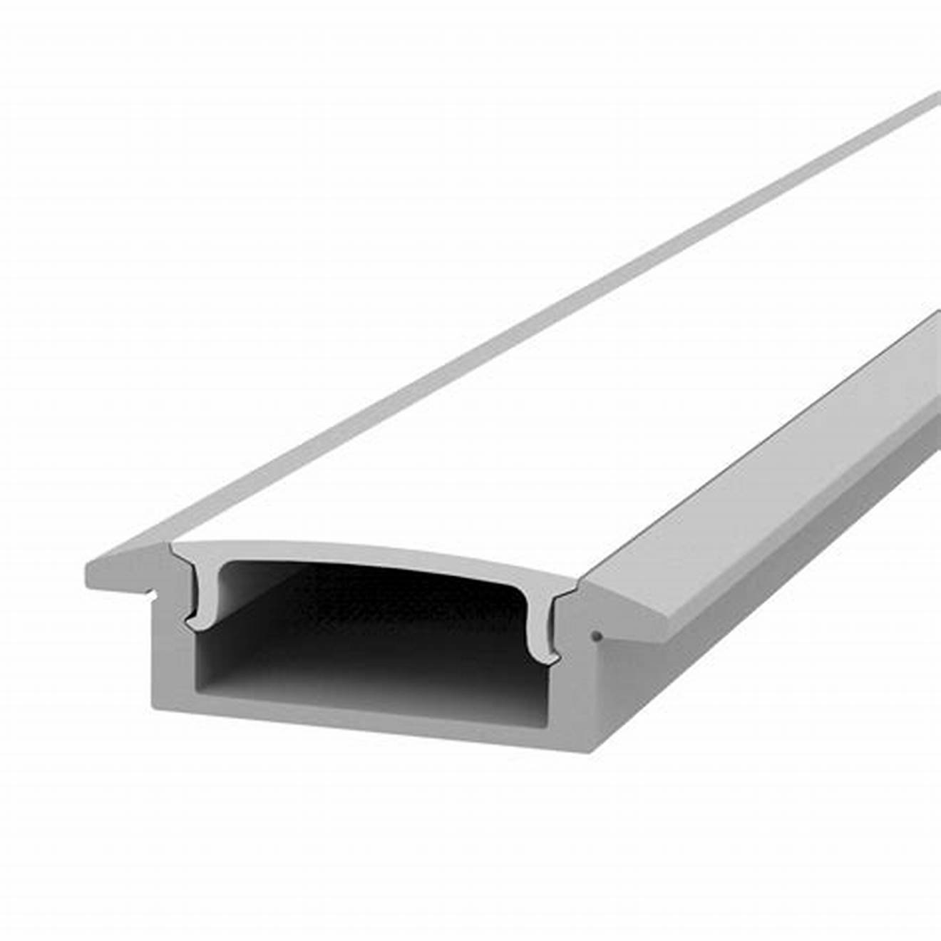 Customized Aluminum Alloy 6063 Surface Mounted Aluminum LED Profile For SMD LED Strip Light Aluminum Extrusion