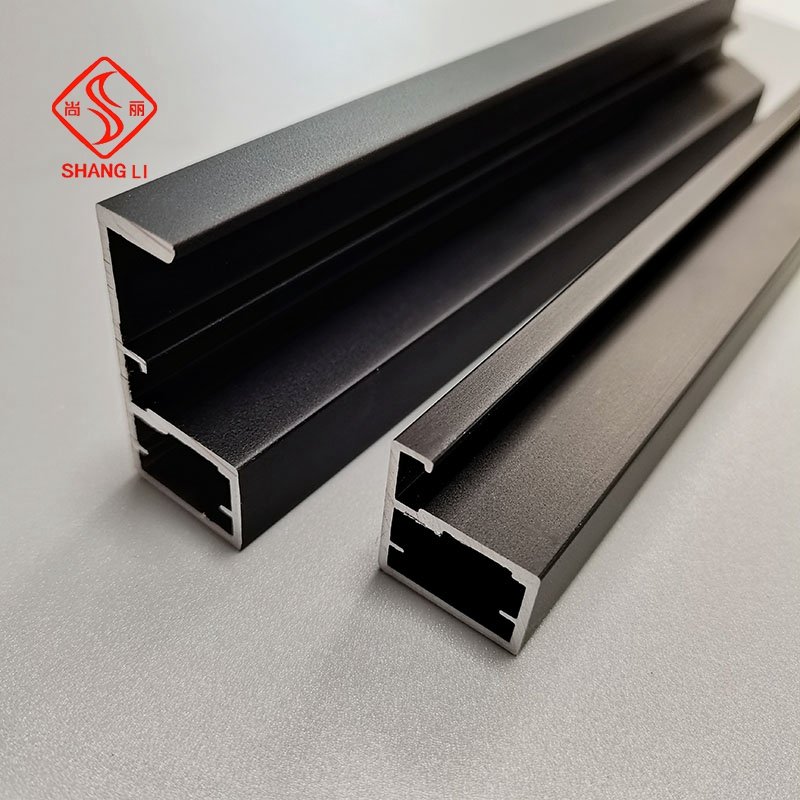 Powder Coating Profile Kitchen Cabinets Doors Aluminum Profile Glass Frame