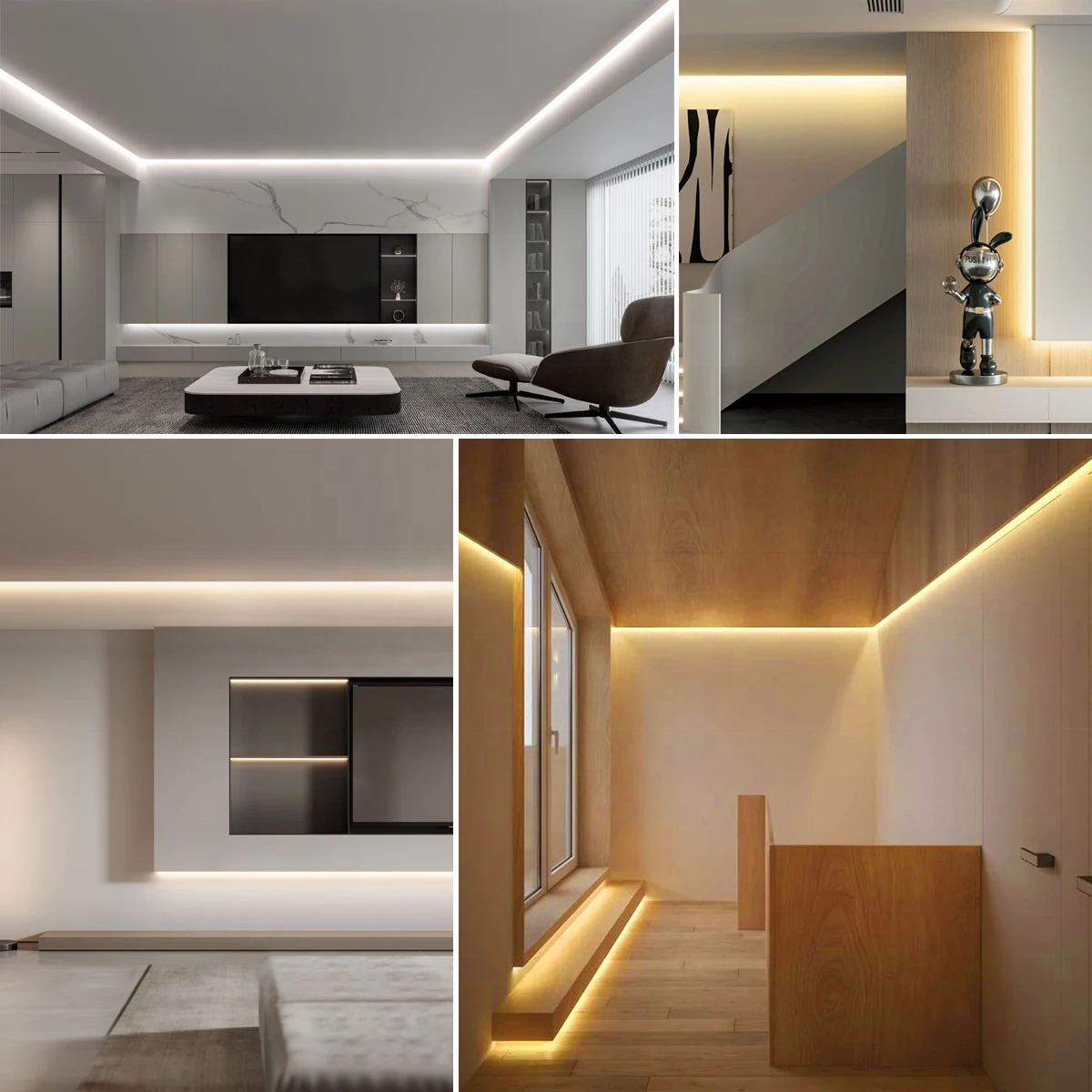 Modern Aluminum Profiles 1m 2m for Led Lighting Strip Outdoor Profile Light Led Profile