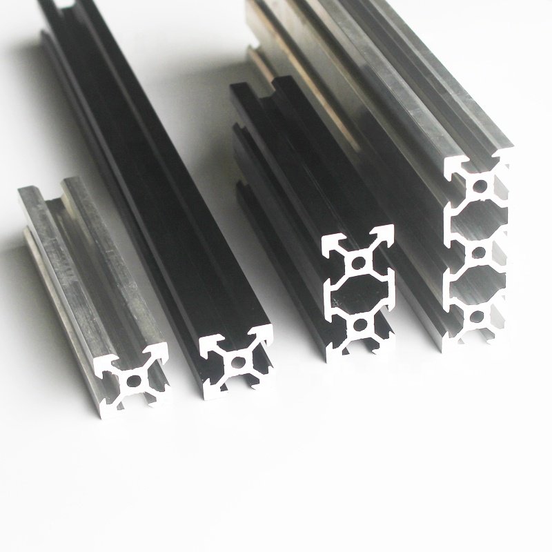Chinese Manufacturers T Slot8 8080 Series Alu Sand Blasting Industrial Aluminum Extrusion Profile