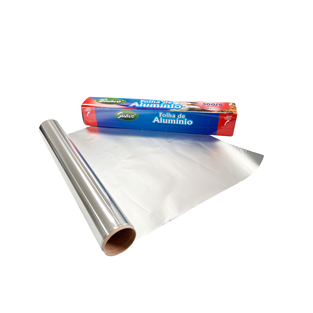 9/31 Microns Food Grade Household Catering Aluminum Foil Roll Barbecue Baking Aluminum Foil Paper