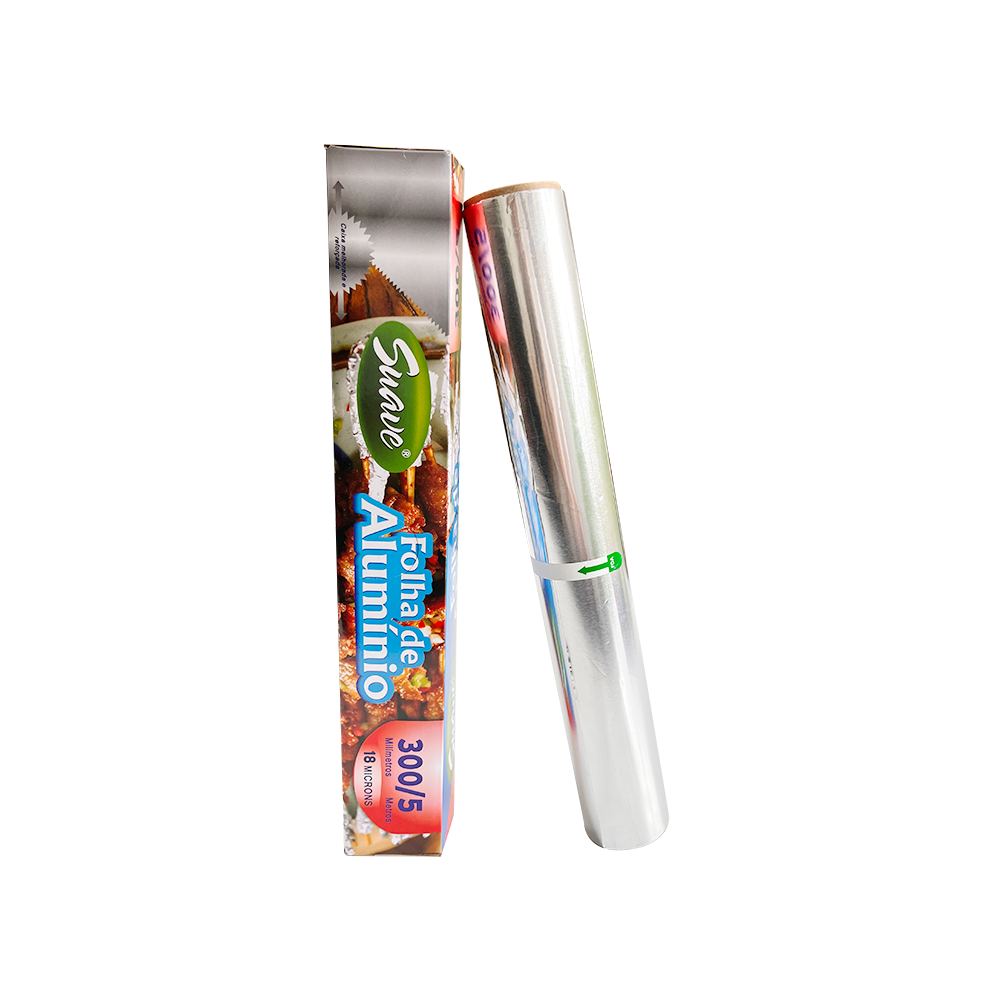 9/31 Microns Food Grade Household Catering Aluminum Foil Roll Barbecue Baking Aluminum Foil Paper