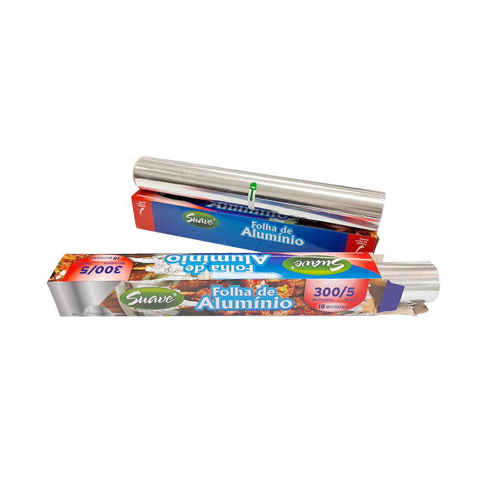 9/31 Microns Food Grade Household Catering Aluminum Foil Roll Barbecue Baking Aluminum Foil Paper