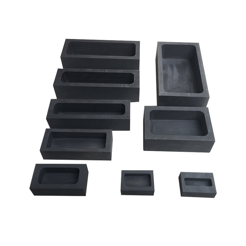 Graphite Casting Ingot Long Bar Mold for Metal Casting Melting Refining Strips Mould Tool