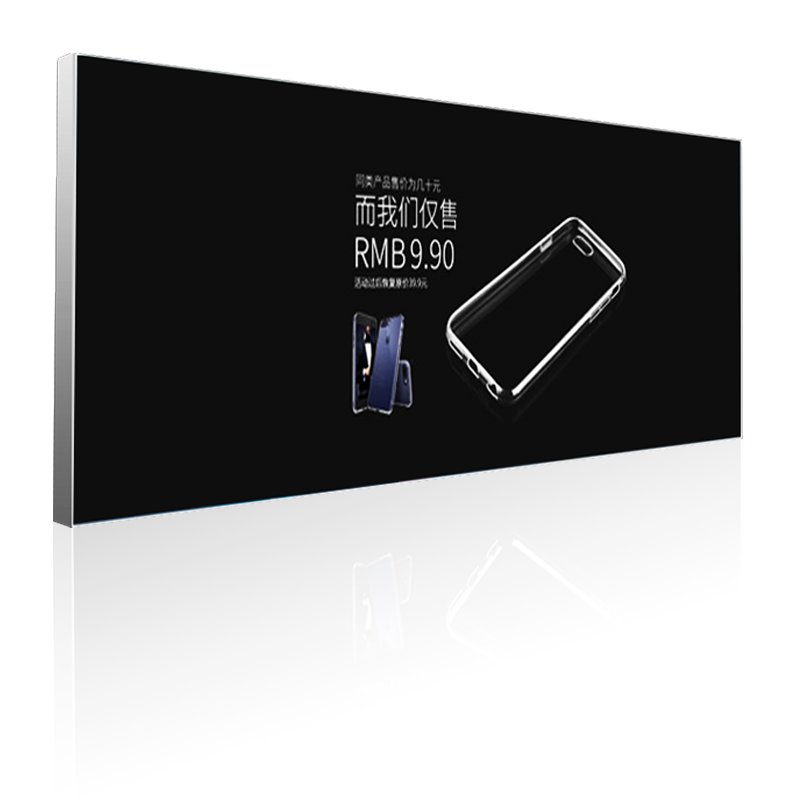 High quality advertising fabric LED double side light box frame aluminum profile with accessory extrusion aluminium profile
