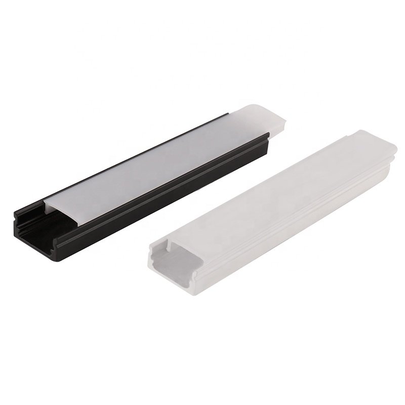 New Gold and Champagne Anodized Color Super Thin Led Aluminum Profiles with PMMA diffuser for LED Strip