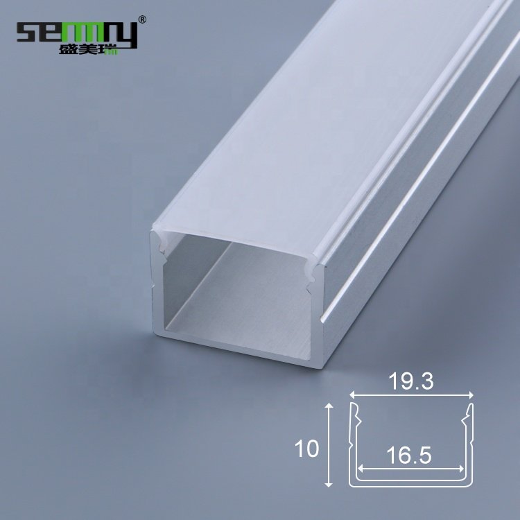 Aluminium Led Profile 12mm 15mm Width LED Drywall Plaster Profile Diffuser U Channel LED Aluminum Profile Light