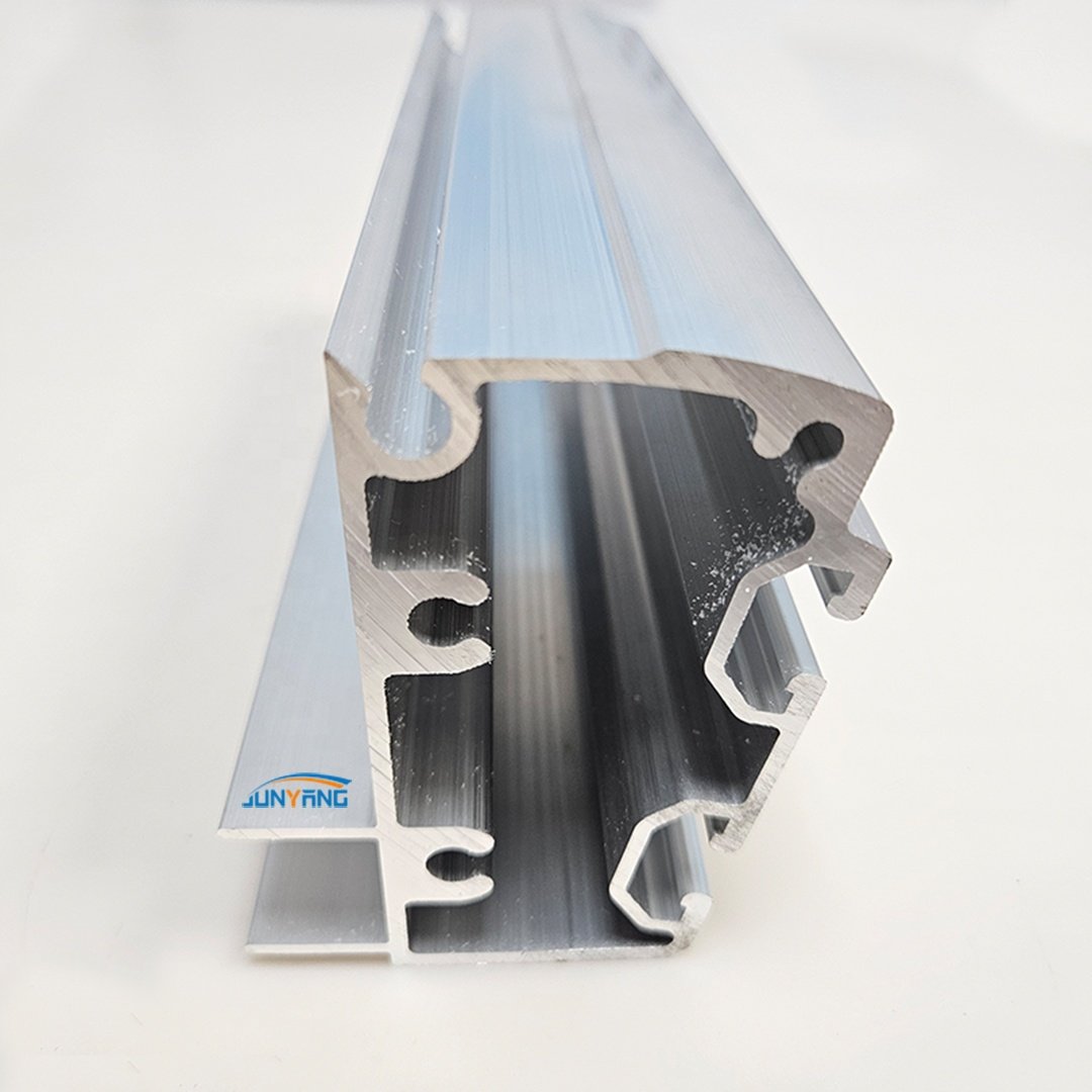 High quality 6061 6063 Industrial aluminum extrusion profile special-shaped U-channel track chute extruded aluminum profiles