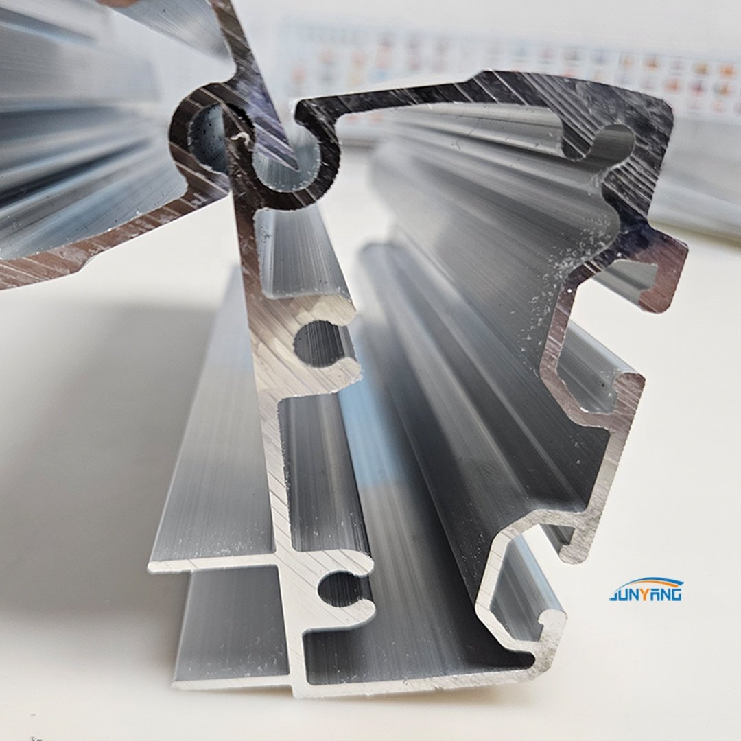 High quality 6061 6063 Industrial aluminum extrusion profile special-shaped U-channel track chute extruded aluminum profiles
