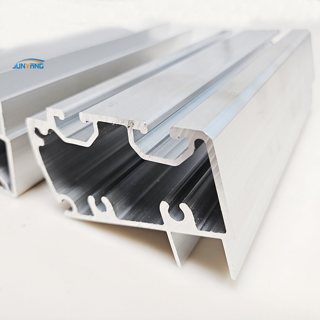 High quality 6061 6063 Industrial aluminum extrusion profile special-shaped U-channel track chute extruded aluminum profiles