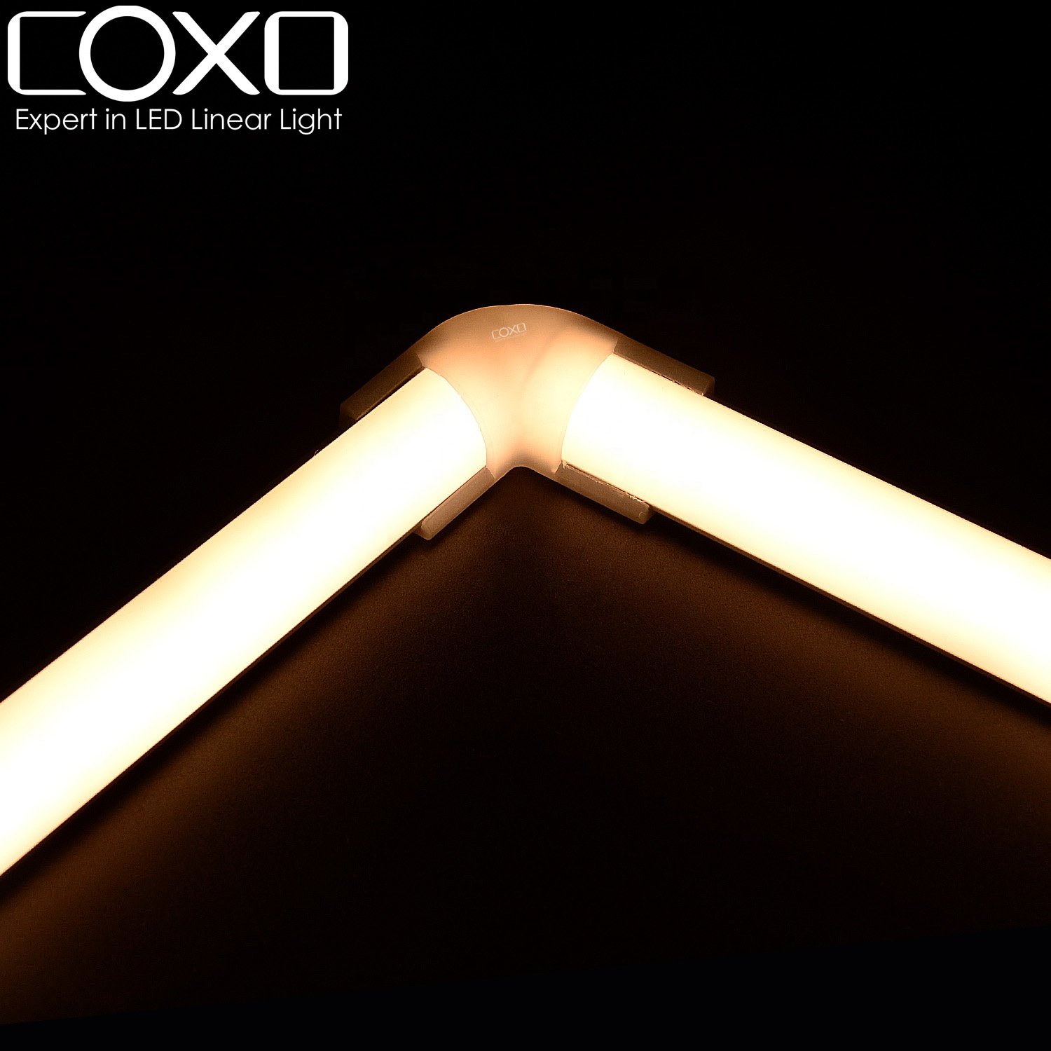 Connector for aluminum profile plastic white CC003 shape v led aluminum profile accessories connector