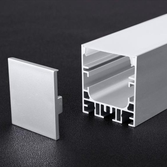 SDM3842M 38*42mm High Quality Anodized LED Aluminum Profile Aluminum Extrusion With Cover LED Diffuser