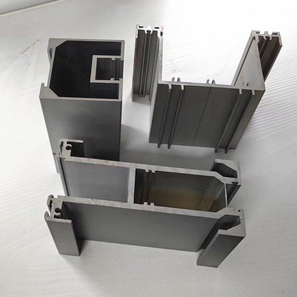 6063-T5 Aluminum Frame Glass Front Door Designs For Kitchen Wardrobes Living Room Shoes Cabinet Bathroom Wardrobe Profile