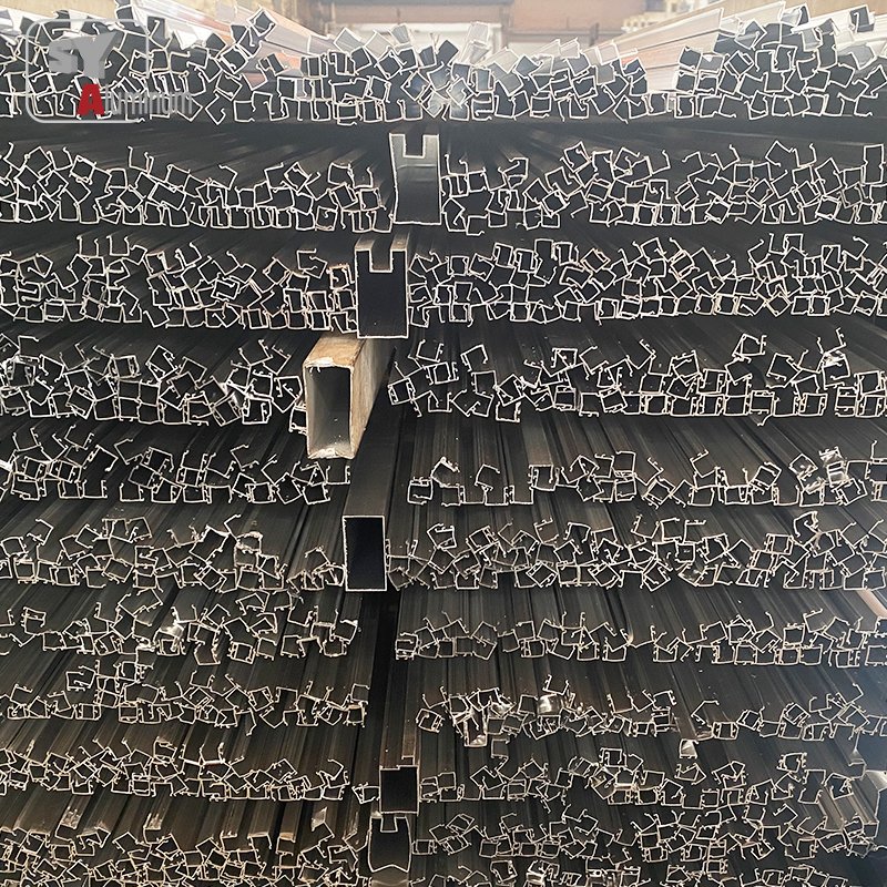 Custom Windows Profile Aluminum Anodized 6000 Series Extrusion Aluminum Profiles