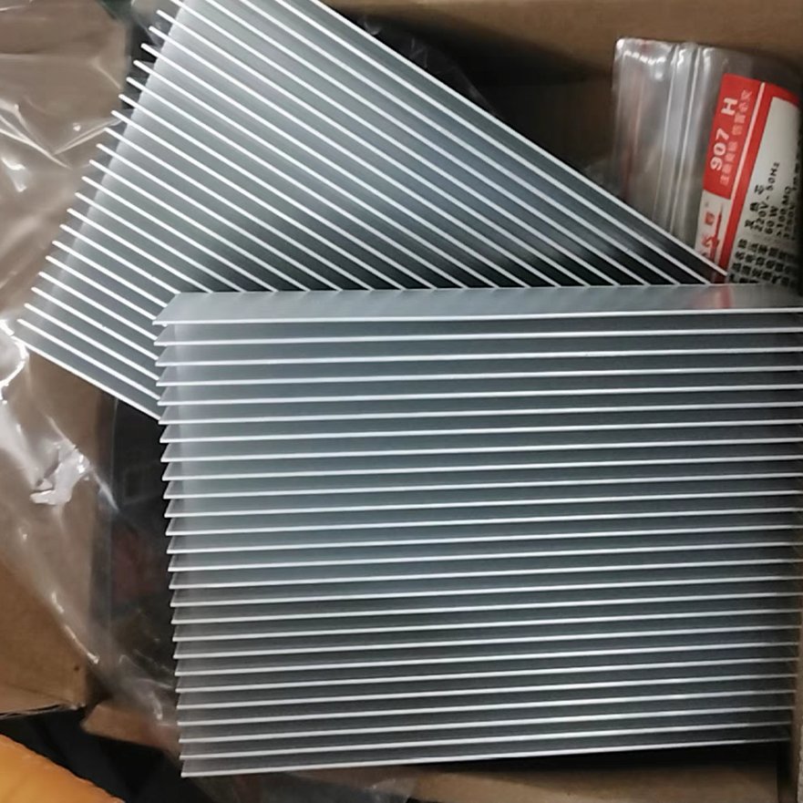 150 mm Custom Led Heat Sink Extruded Aluminum Profile Extrusion heat sink