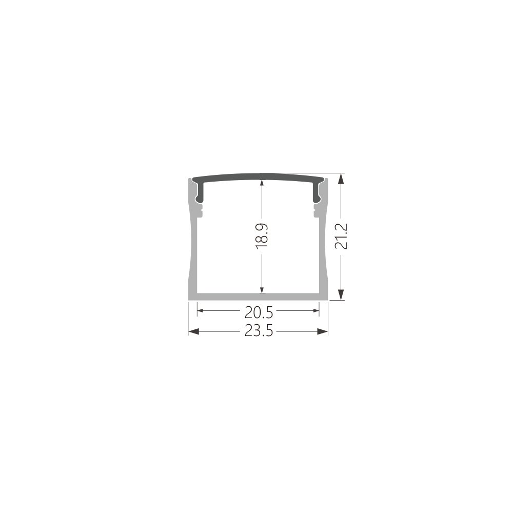 KC Led Profile Aluminium Profile Aluminum Led Channel Aluminium Led Lighting Profile For Led Strips