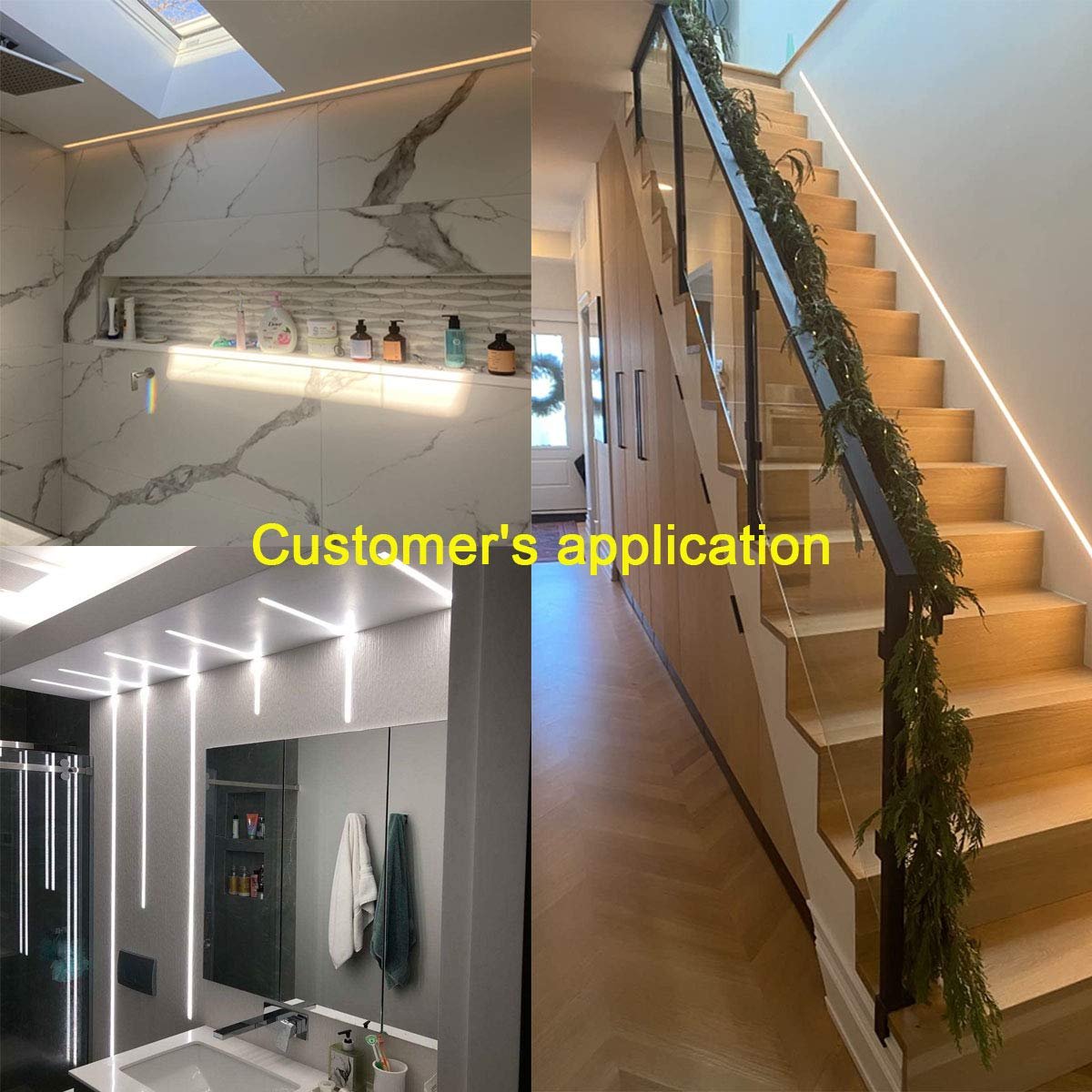 6063 Led Aluminum Profile Channel High Quality For Strip Light Drywall Led Aluminium Profile Channel