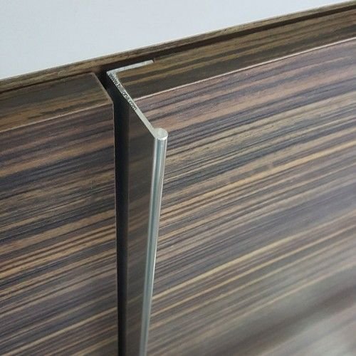 Customized aluminum profile modern simple invisible aluminium door handle bedroom kitchen wardrobe cabinet showcase bookcase